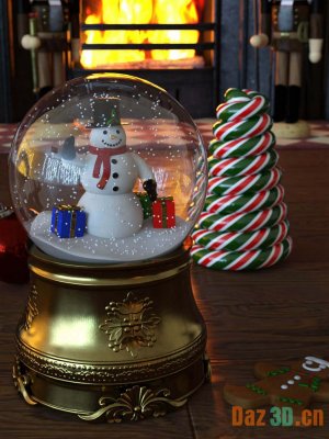 Festive Snow Globe-喜庆的雪球