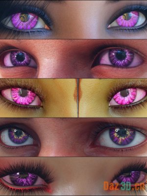 MMX Beautiful Eyes 12 for Genesis 3, 8, and 8.1-美丽的眼睛12为创世纪3，8和81