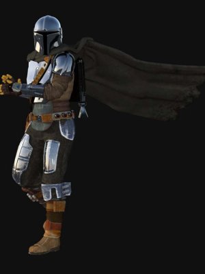 Mandalorian Outfit For Genesis 8 Male-创世纪8男性的曼达洛装备
