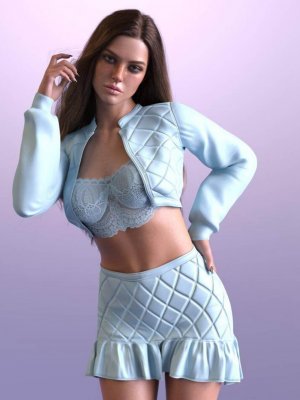 My Little Leather Outfit for Genesis 8 and 8.1 Females-我为创世纪8和81女性准备的小皮衣