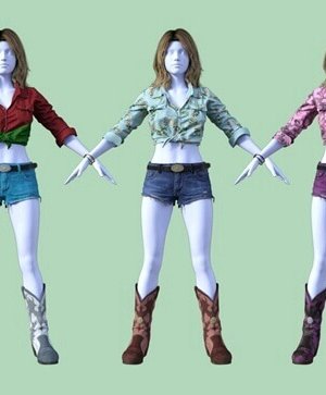 RE Becca Outfit For Genesis 8 Female-创世纪8女性的装备