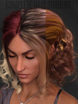 Twizted Complete Iray Hair Shaders-缠绕的完整头发着色器