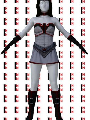 Wonder Woman Red Son Outfit For Genesis 8 Female-神奇女侠红色之子创世纪8女性装备