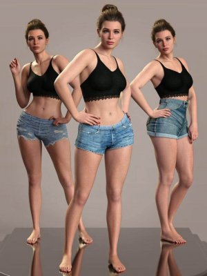 Z Ultimate Standing Pose Variety for Genesis 8 Female and Genesis 9-《创世纪8》女性和《创世纪9》的终极站立姿势变化