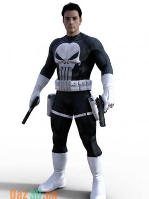 Classic Punisher Outfit For G8M-8的经典惩罚者装备