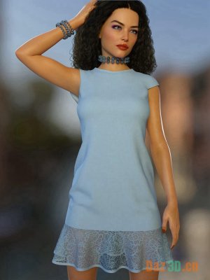 dForce Amelia Outfit for Genesis 8 and 8.1 Female-为创世纪8和81女性提供装备