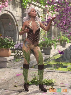 Keeper of the Petals Outfit for Genesis 8 and 8.1 Females-《创世纪》第8章和第81章女性的花瓣守护者装备