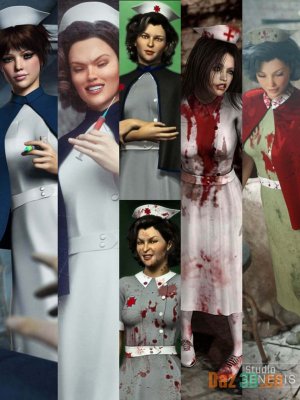 Mad Nurse for Genesis 2 Female(s) & Genesis Bundle-疯狂护士为创世纪2女性创世纪束