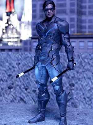 Nightwing (Knight Hood) For G8M-8的夜翼（骑士罩）