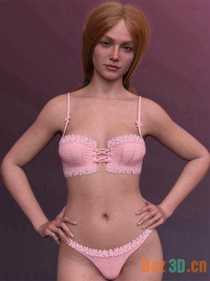 X-Fashion Floral Touch Lingerie for Genesis 9-时尚花卉触摸内衣为创世纪9