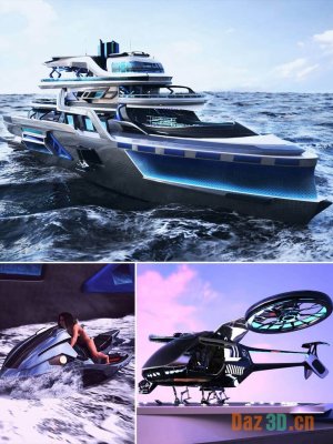XI Futuristic Yacht Bundle-未来派游艇套装