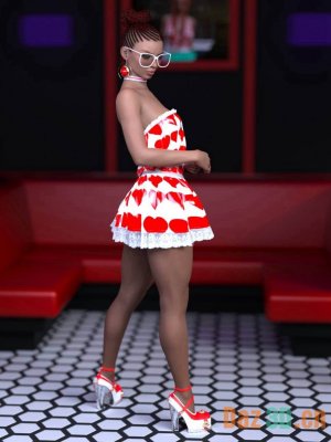 dForce Ibiza Breeze Outfit for Genesis 8.1 Females-为81女性设计的装备