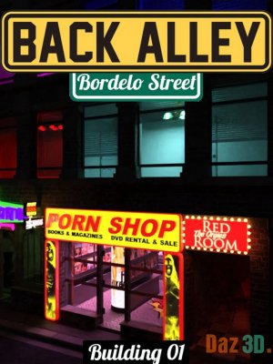 Back Alley Bordelo Street Building 01-后巷大街01号楼