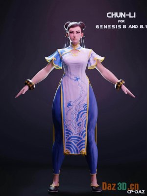 Chun-Li For Genesis 8 And 8.1 Female-春丽代表创世记第8章和第81章女性