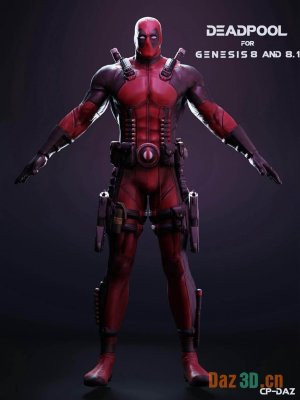 Deadpool For Genesis 8 And 8.1 Male-《创世纪8》和《创世纪81》的死侍