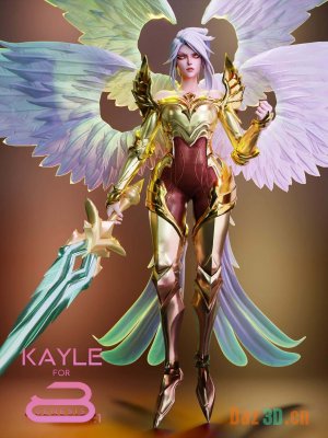 Kayle For Genesis 8 And 8.1 Female-创世纪8和81女性的