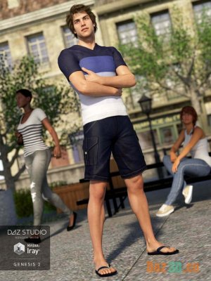 Leighton Outfit for Genesis 2 Male(s) + Textures-莱顿装备创世纪2男性纹理