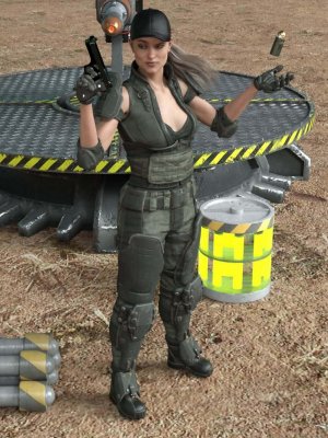 Mercenary Poses For Genesis 8 Female-雇佣兵为创世纪8女性