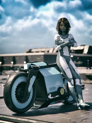 Sci-fi Motorbike-科幻摩托车