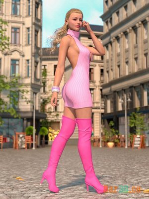 Simply Sexy dForce Outfit for Genesis 9 Base Feminine-简单性感的装备为创世纪9基础女性化