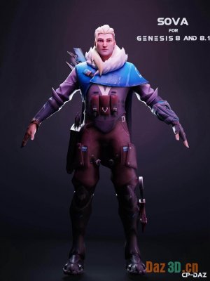 Sova For Genesis 8 and 8.1 Male Done-创世纪8和81的男性完成