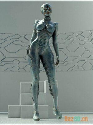 Textures Add-On for Cyber Steampunk Girl-纹理附加为赛博蒸汽朋克女孩