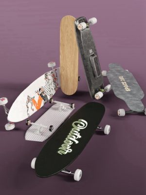 BW Cool Skateboards Set-酷炫滑板套装
