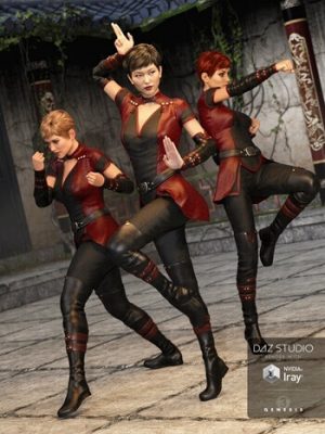 Fight Queen Poses for Genesis 3 Female(s)-战斗女王为创世纪3女性摆姿势