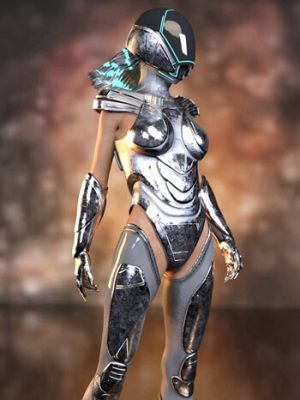 Sci-Fi Angel Outfit for Genesis 8.1 Females-创世纪8.1女性的科幻天使装