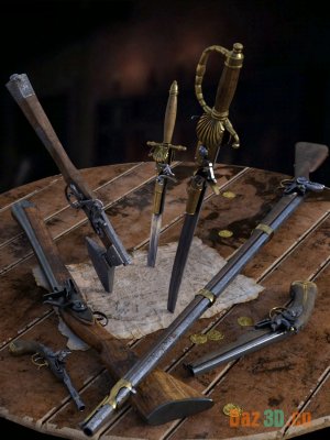 Ye Ole Pirate Weapons-海盗武器