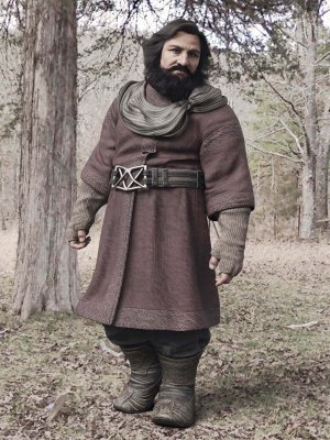 dForce Medieval Dwarf Outfit for Genesis 9-《创世纪9》的中世纪矮人装备