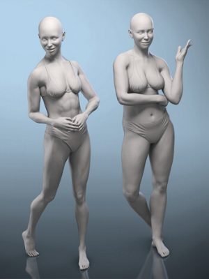 Feminine Fitness Shapes for Genesis 9-女性健身形状为创世纪9
