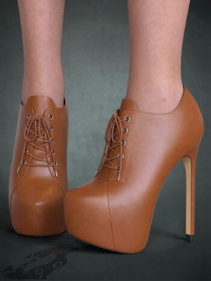 Oxford High Heels for Genesis 3, 8, and 8.1 Females-牛津高跟鞋为创世纪3，8，和81女性