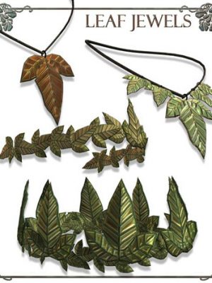 RDNA Leaf Jewels – Crowns and Necklaces-叶宝石皇冠和项链