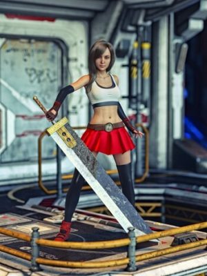 S3D Fantasy Sword and Poses for Genesis 8 Female(s)-3幻想剑和创世纪8女性的姿势