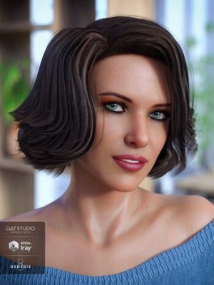 Starlette Hair for Genesis 3 and 8 Female(s)-创世纪3和8女性的头发