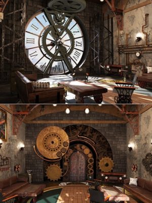 Steampunk Clock Tower-蒸汽朋克钟楼