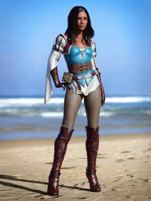 dForce Sparrows Mage Outfit for Genesis 8 Female(s)-创世记8女性的Dforce Sparrows法师装备