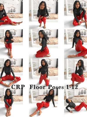 CRP Floor Poses 1-12 for G8F & G9-8和9的地板姿势112
