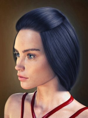FE Natural Hair for Genesis 8 and 8.1 Female-8和81女性的自然毛发