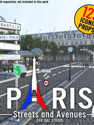 PARIS – Streets & Avenues for DS Iray-巴黎的街道和大道