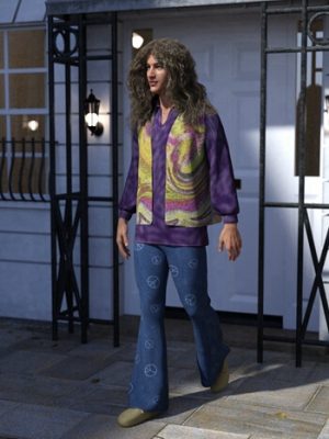 dForce 1969 Outfit for Genesis 8 Male(s)-1969创世纪8男性装备