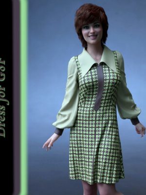 dForce Vintage Vivication Dress for G8F-适用于8的连衣裙