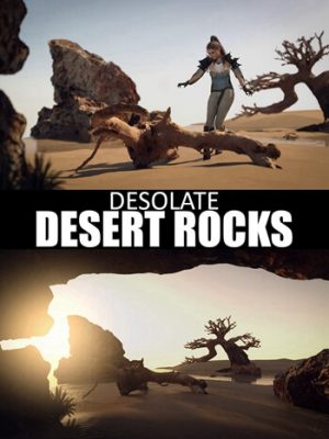 Desolate Desert Rocks-荒凉的沙漠岩石
