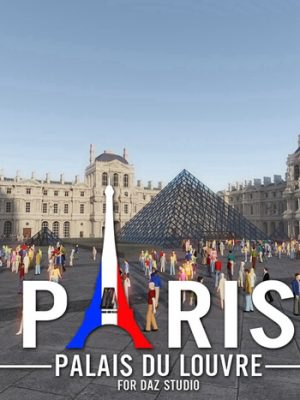 PARIS – Palais Du Louvre for DS Iray-巴黎卢浮宫为