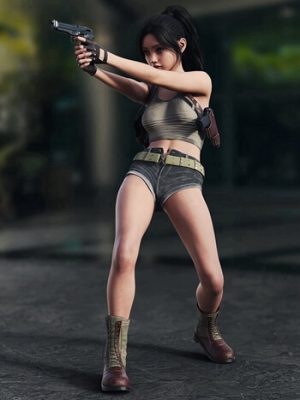 Sassy Shorts Outfit Texture Add-On-时髦短裤装纹理附加