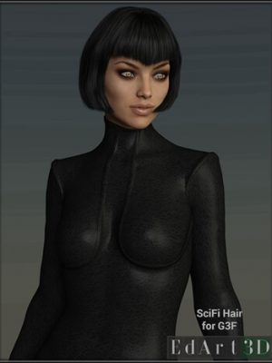 SciFi Hair for G3F-3的科幻发型