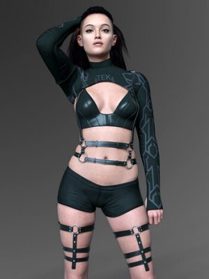 X-Fashion Tek Outfit for Genesis 9-创世纪9的X-Fashion Tek装备