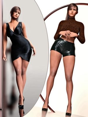 Z Leggy Goddess Shape and Pose Mega Set for Genesis 9-Z长腿女神形状和姿势大型设置为创世纪9