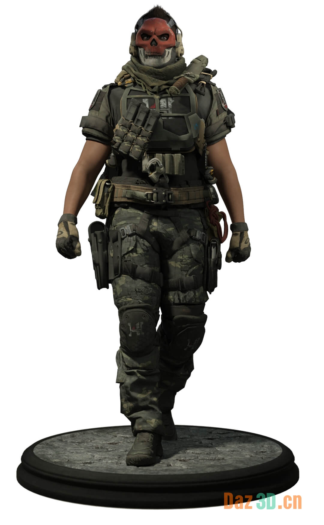 COD MW 2 Soap Red Team DAZ G8M-鳕鱼2肥皂红队8_DAZ模型网
